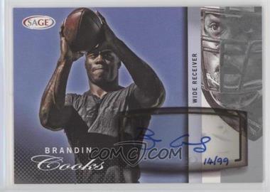 2014 SAGE Autographed Football - [Base] - Silver #A13 - Brandin Cooks /99