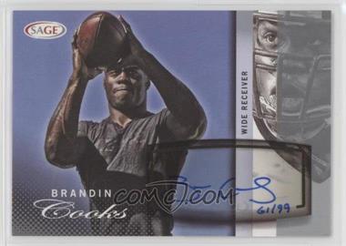 2014 SAGE Autographed Football - [Base] - Silver #A13 - Brandin Cooks /99