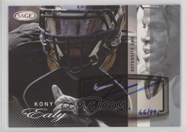 2014 SAGE Autographed Football - [Base] - Silver #A16 - Kony Ealy /99
