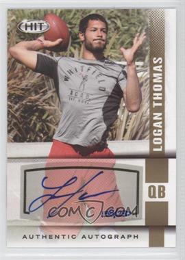 2014 SAGE Hit - Autographs - Gold #A3 - Logan Thomas /250