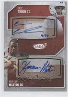 Eric Ebron, Kareem Martin #/50