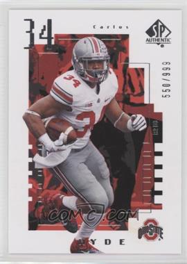 2014 SP Authentic - 2000 Future Watch #FW-9 - Carlos Hyde /999