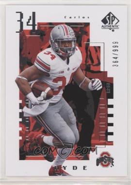 2014 SP Authentic - 2000 Future Watch #FW-9 - Carlos Hyde /999