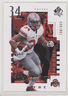 2014 SP Authentic - 2000 Future Watch #FW-9 - Carlos Hyde /999