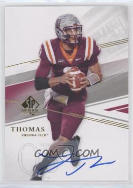 2014 SP Authentic - [Base] - Autographs #65 - Logan Thomas