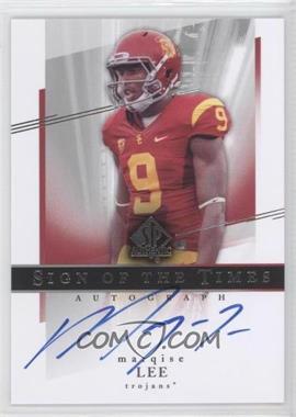 2014 SP Authentic - Sign of the Times #SOTT-ML - Marqise Lee