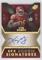 Rookie Signatures - Xavier Grimble #/25