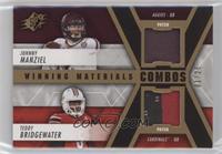 Johnny Manziel, Teddy Bridgewater #/25