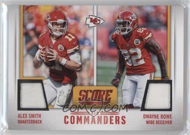 2014 Score - Air Commanders Dual Jerseys #AC-KC - Alex Smith, Dwayne Bowe