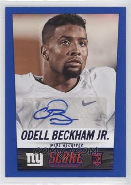 2014 Score - [Base] - Rookie Signatures Blue #411 - Odell Beckham Jr.