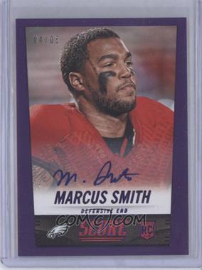 2014 Score - [Base] - Rookie Signatures Purple #403 - Marcus Smith /5