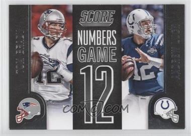 2014 Score - Numbers Game #NG12 - Andrew Luck, Tom Brady