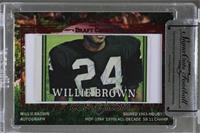 Willie Brown [Cut Signature] #/5