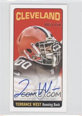 2014 Topps - 1965 Design Mini Autographs #148 - Terrance West /150