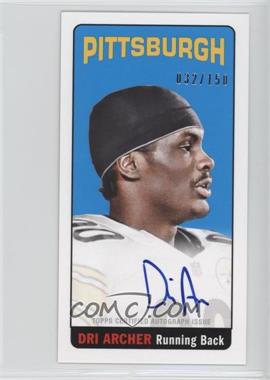 2014 Topps - 1965 Design Mini Autographs #158 - Dri Archer /150