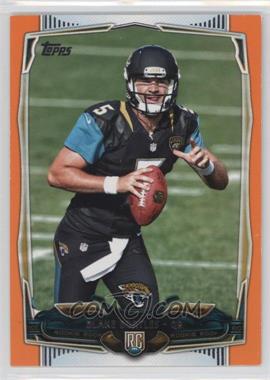 2014 Topps - [Base] - Factory Set Orange #374 - Blake Bortles /96