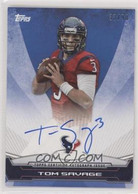 2014 Topps - Rookie Premiere Autographs #RPA-TS - Tom Savage /90