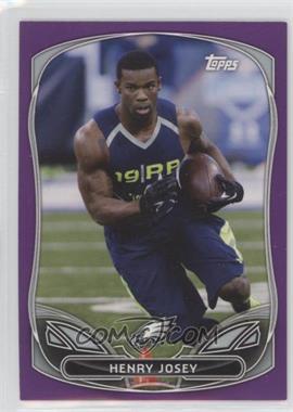 2014 Topps - Rookies - Retail Purple #10 - Henry Josey