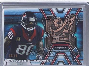 2014 Topps - Topps Wide Receivers Club Commemorative Relics #TWRC-AO - Andre Johnson /75