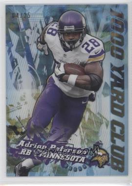 2014 Topps Chrome - 1000 Yard Club - Blue Wave Refractor #7 - Adrian Peterson /25