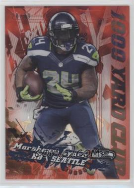 2014 Topps Chrome - 1000 Yard Club - Red Refractor #19 - Marshawn Lynch /99