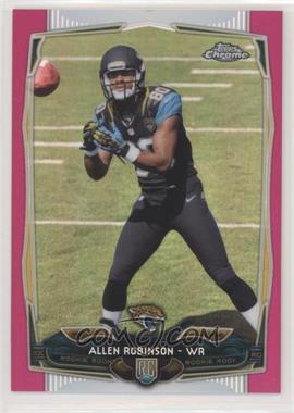 2014 Topps Chrome - [Base] - BCA Pink Refractor #172 - Allen Robinson /399