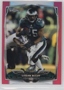 2014 Topps Chrome - [Base] - BCA Pink Refractor #64 - LeSean McCoy /399