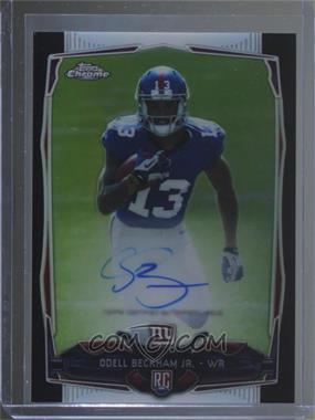 2014 Topps Chrome - [Base] - Black Refractor Rookie Autographs #117 - Odell Beckham Jr. /25