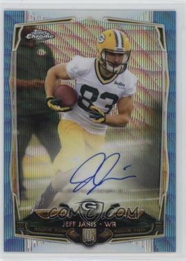 2014 Topps Chrome - [Base] - Blue Wave Refractor Rookie Autographs #192 - Jeff Janis /20