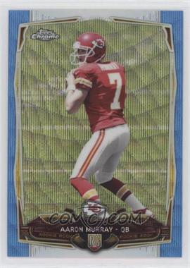 2014 Topps Chrome - [Base] - Blue Wave Refractor #129 - Aaron Murray