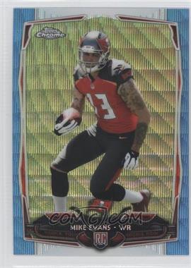 2014 Topps Chrome - [Base] - Blue Wave Refractor #185 - Mike Evans