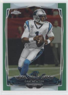 2014 Topps Chrome - [Base] - Green Refractor #103 - Cam Newton