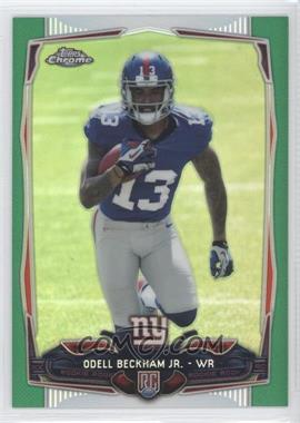 2014 Topps Chrome - [Base] - Green Refractor #117 - Odell Beckham Jr.