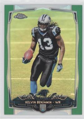 2014 Topps Chrome - [Base] - Green Refractor #124 - Kelvin Benjamin