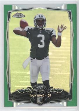 2014 Topps Chrome - [Base] - Green Refractor #141 - Tajh Boyd