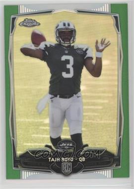 2014 Topps Chrome - [Base] - Green Refractor #141 - Tajh Boyd