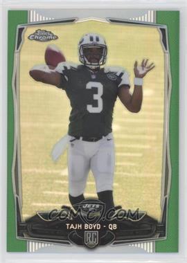 2014 Topps Chrome - [Base] - Green Refractor #141 - Tajh Boyd