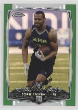 2014 Topps Chrome - [Base] - Green Refractor #148 - George Atkinson III