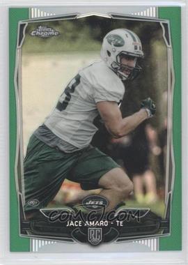 2014 Topps Chrome - [Base] - Green Refractor #193 - Jace Amaro