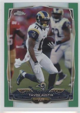 2014 Topps Chrome - [Base] - Green Refractor #57 - Tavon Austin