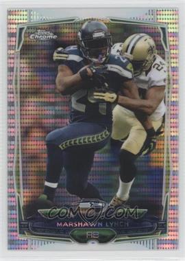 2014 Topps Chrome - [Base] - Pulsar Refractor #61 - Marshawn Lynch