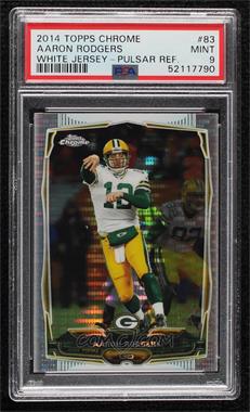 2014 Topps Chrome - [Base] - Pulsar Refractor #83 - Aaron Rodgers [PSA 9 MINT]
