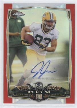 2014 Topps Chrome - [Base] - Red Refractor Rookie Autographs #192 - Jeff Janis /5