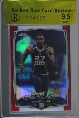 2014 Topps Chrome - [Base] - Red Refractor #121 - Josh Huff /25 [BRCR 9.5]