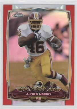 2014 Topps Chrome - [Base] - Red Refractor #52 - Alfred Morris /25