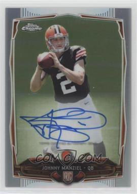 2014 Topps Chrome - [Base] - Refractor Rookie Autographs #169 - Johnny Manziel /150