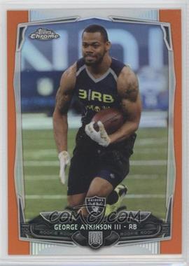 2014 Topps Chrome - [Base] - Retail Orange Refractor #148 - George Atkinson III