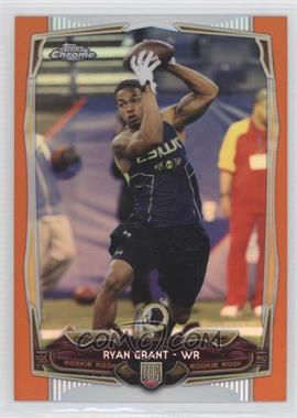 2014 Topps Chrome - [Base] - Retail Orange Refractor #165 - Ryan Grant