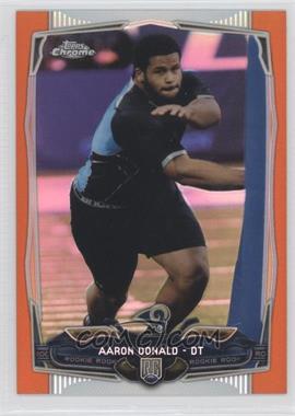 2014 Topps Chrome - [Base] - Retail Orange Refractor #175 - Aaron Donald