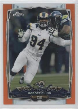 2014 Topps Chrome - [Base] - Retail Orange Refractor #74 - Robert Quinn